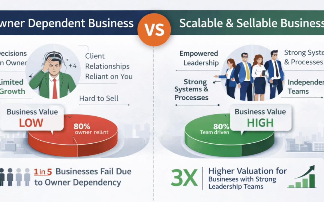 How Owner Dependency Impacts Growth, Value & Exit Strategy
