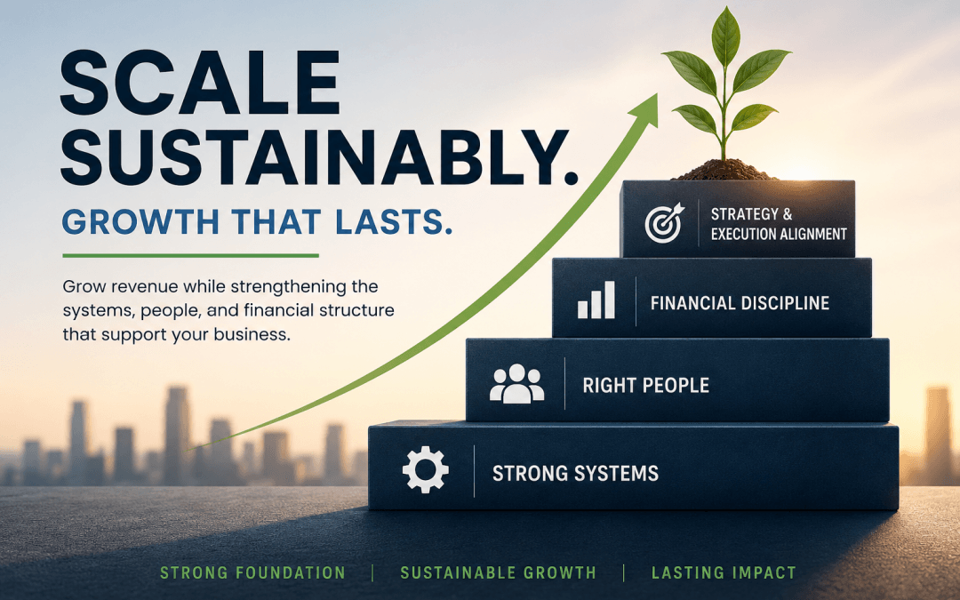 What’s the best way to scale sustainably?