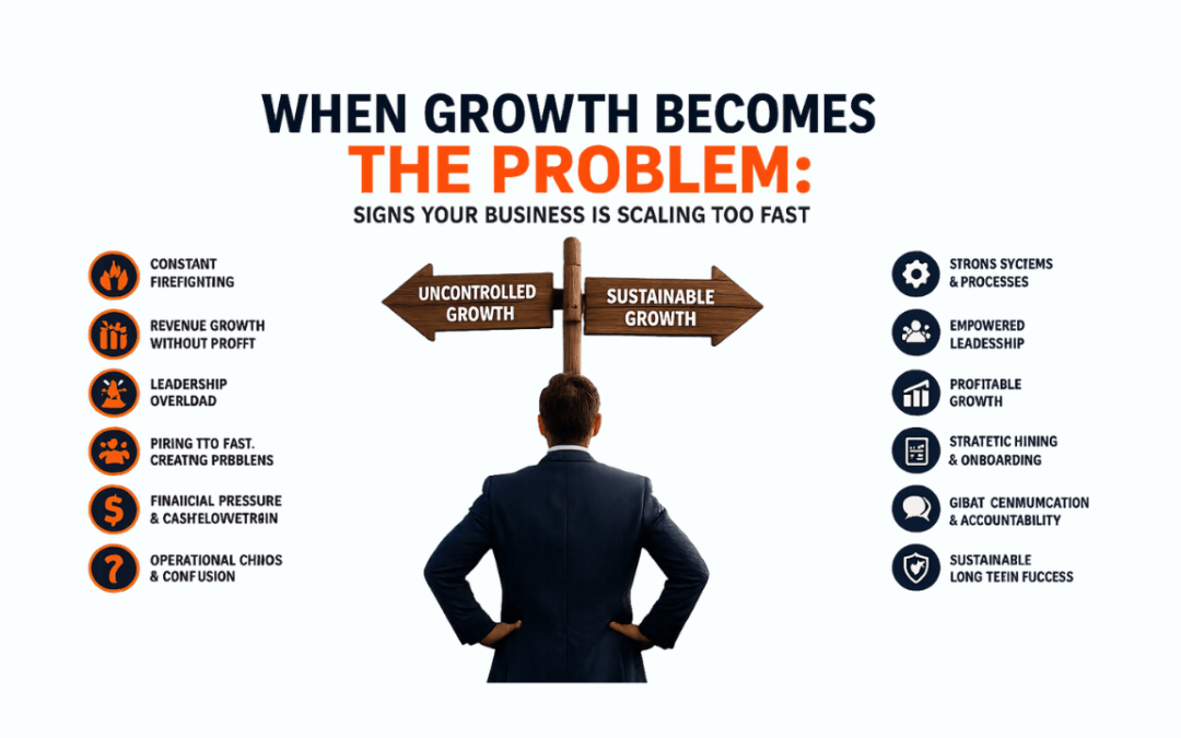 When Growth Becomes the Problem: Signs Your Business Is Scaling Too Fast