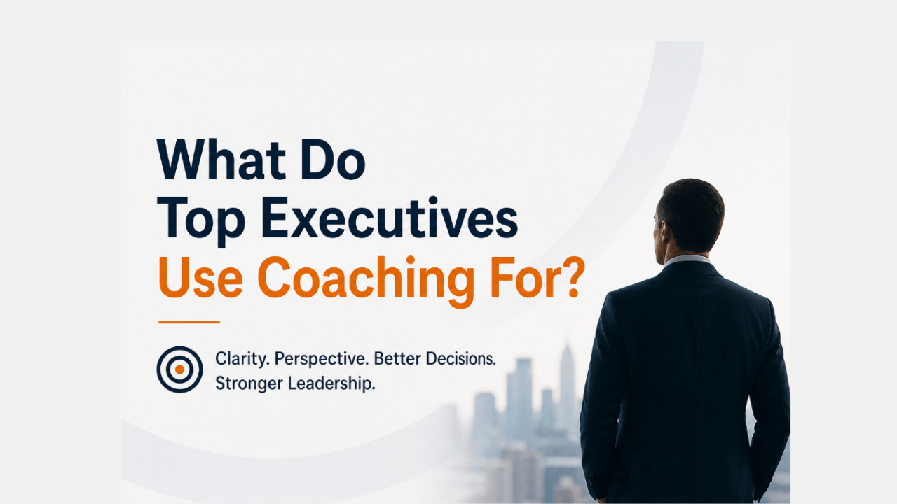 executive contemplating executive coaching